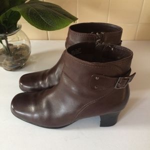 Clarks Buckle Accent Bootie